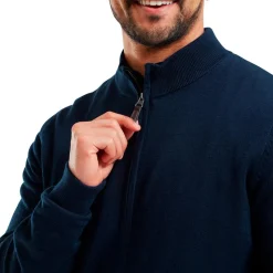 Veste Footjoy Drirelease Full Zip Lined Sweater Navy