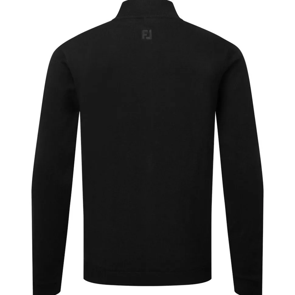 Veste Footjoy Drirelease Full Zip Lined Sweater Black