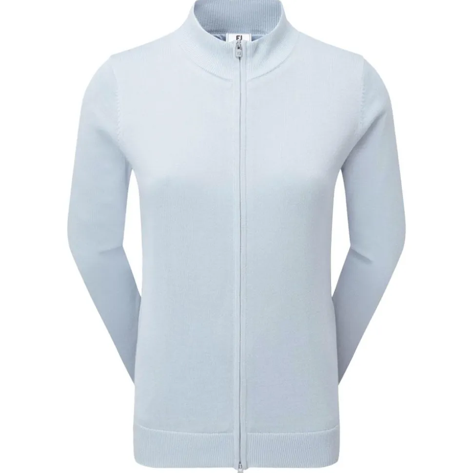 Veste Footjoy Drirelease Full Zip Lined Sweater Skyway