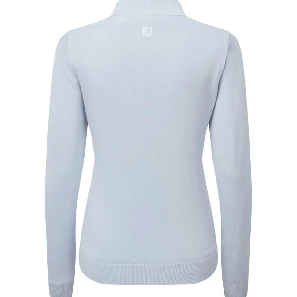 Veste Footjoy Drirelease Full Zip Lined Sweater Skyway