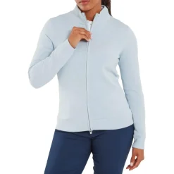 Veste Footjoy Drirelease Full Zip Lined Sweater Skyway