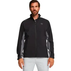 Veste pluie Puma Golf Rain Jacket Black Slate Sky