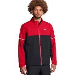 Veste pluie Under Armour Drive Rain Jacket Black Metallic Silver