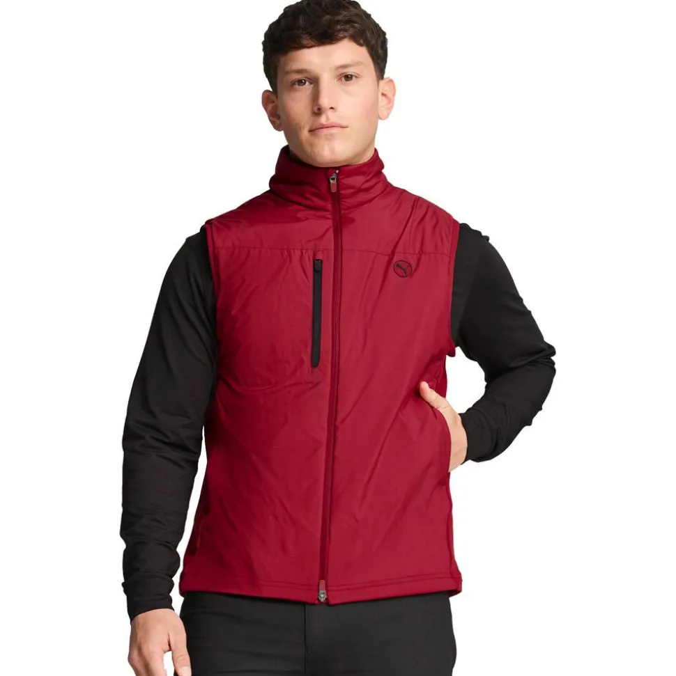 Veste Puma Golf Hielands Vest Intense Red